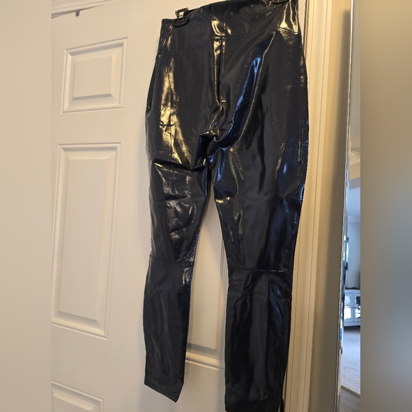Navy blue Spanx Faux leather pant - Picture 3 of 4